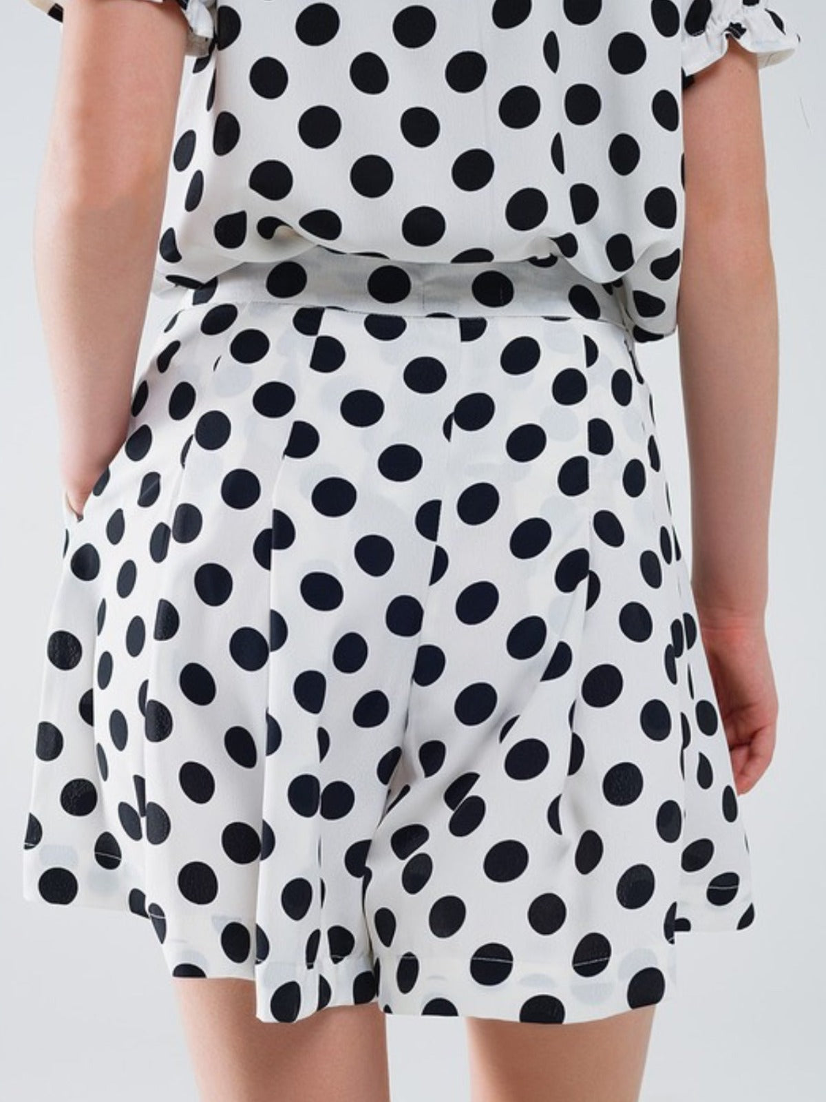 The Polka Dot Pleated Short